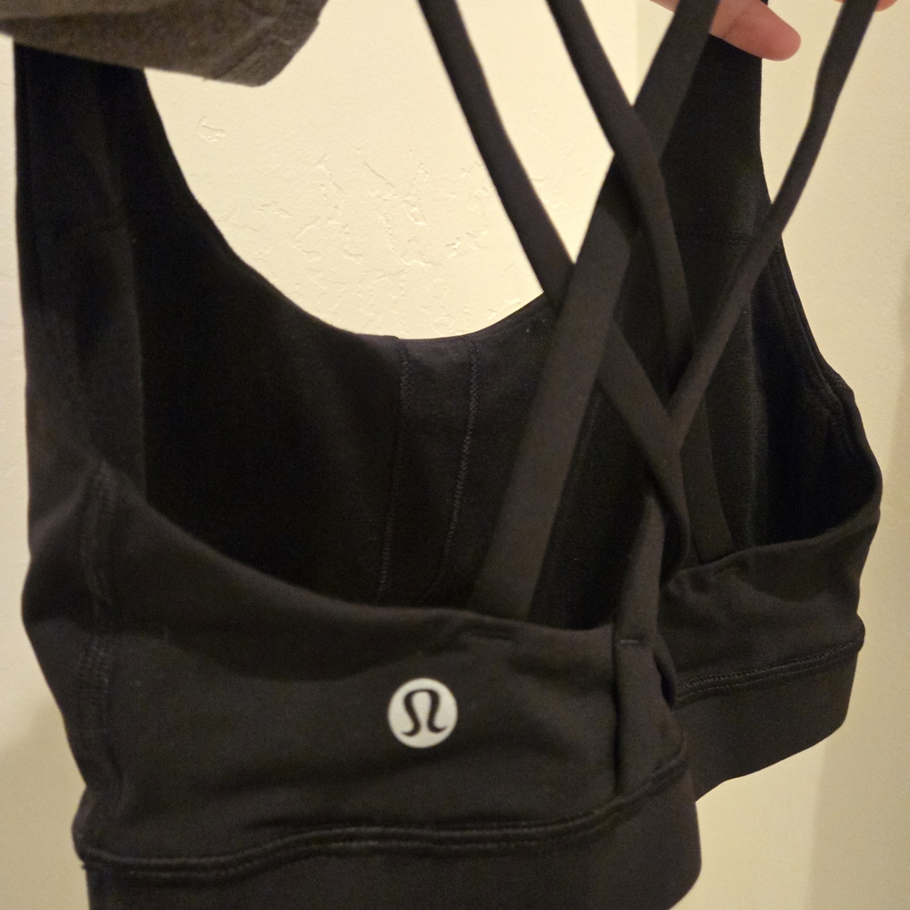 Peloton Black Sports Bra - Picture 3 of 3